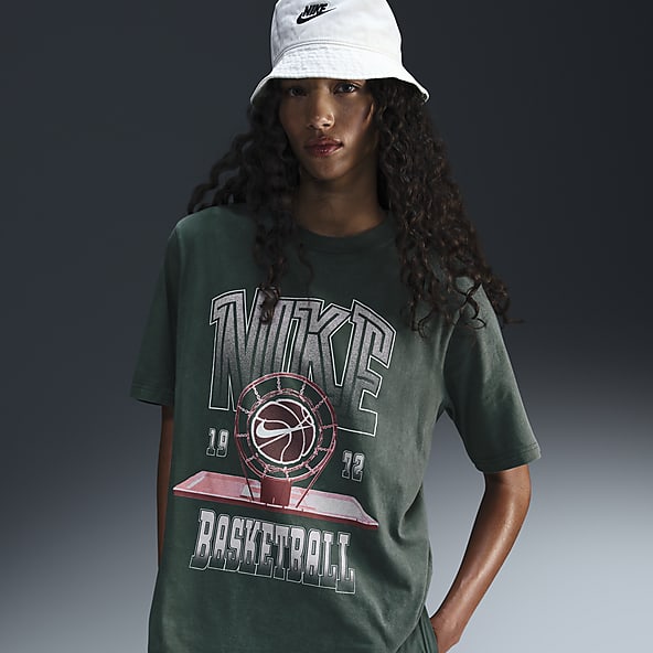 Green Basketball Graphic Tees. Nike